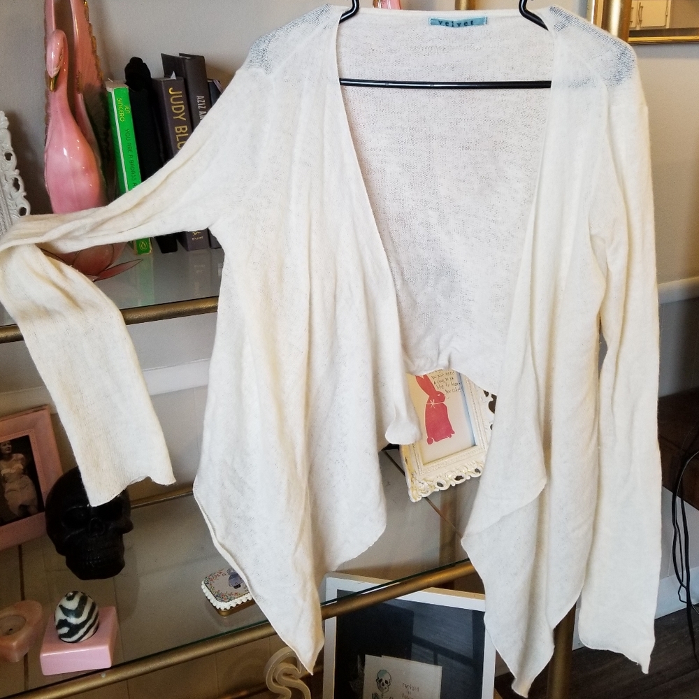 Velvet cardigan